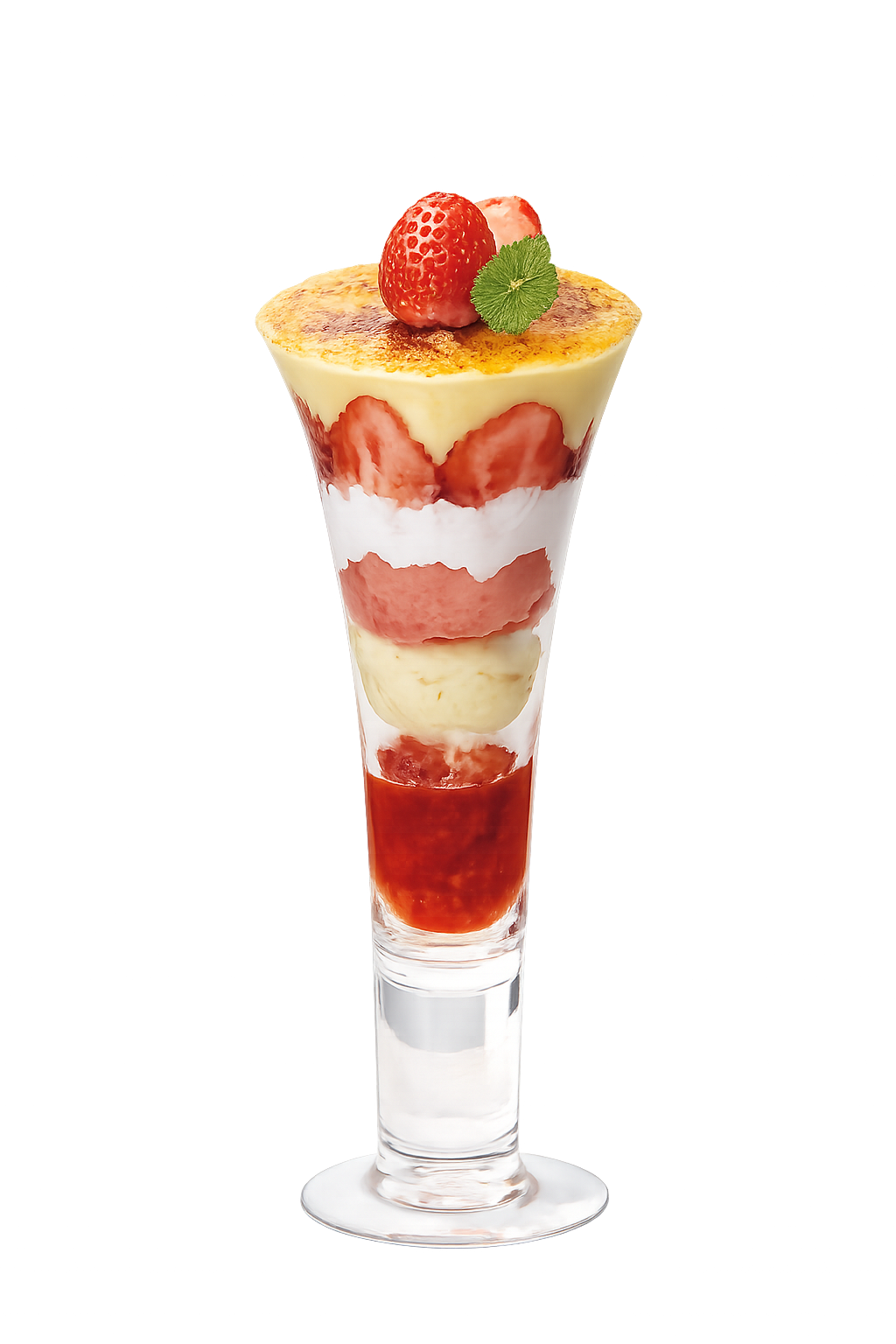 苺ブリュレパフェ