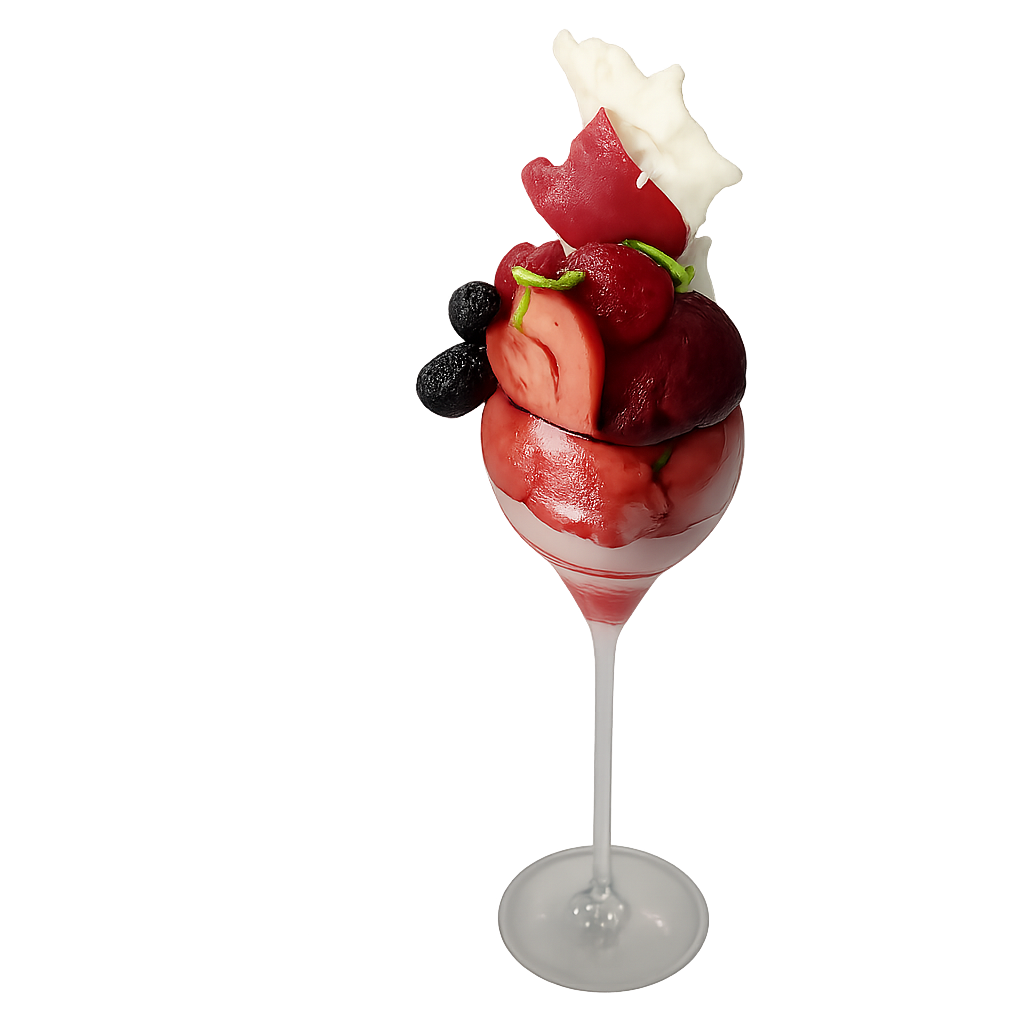 苺ベリーパフェ